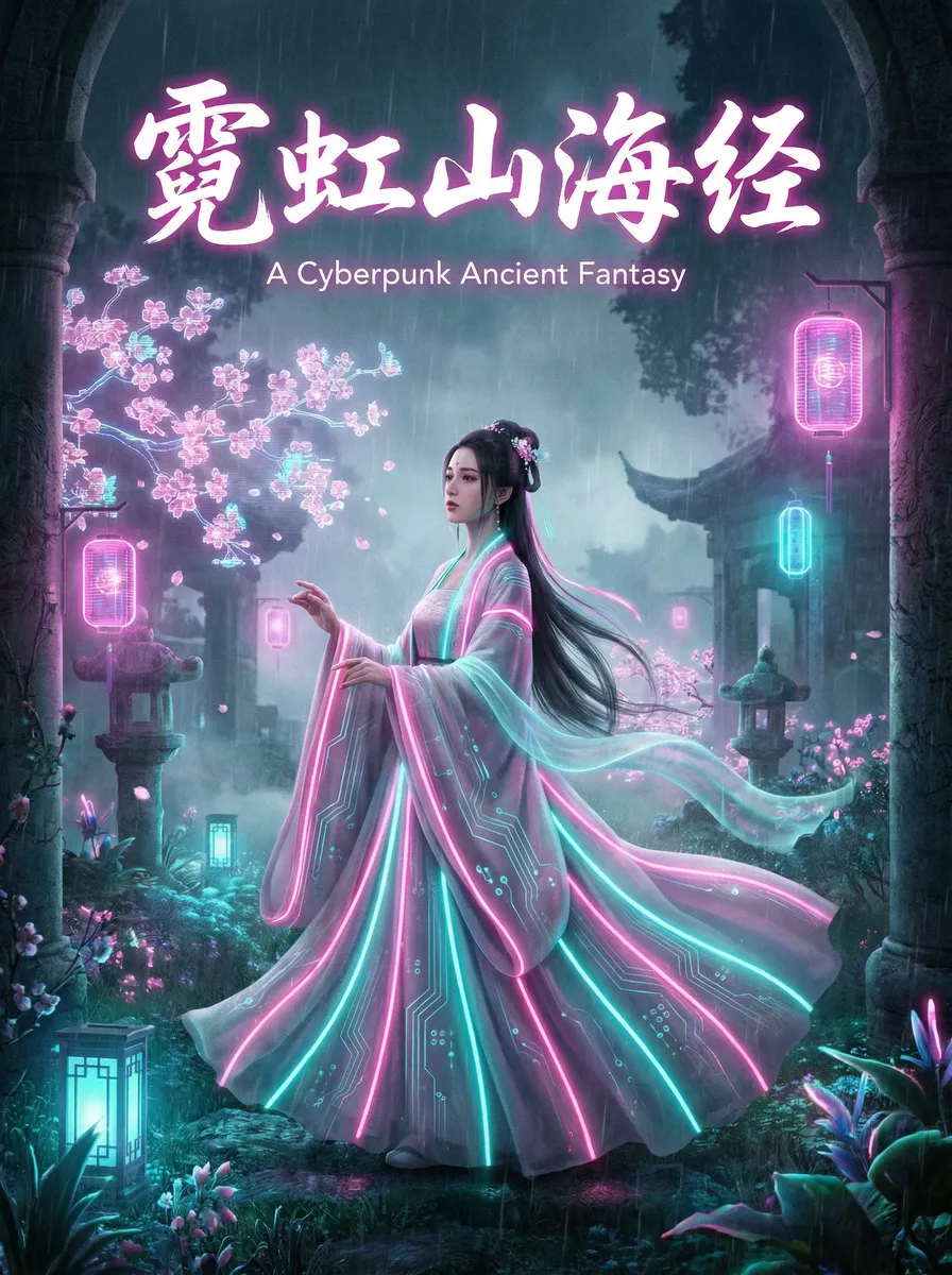 苍井空快播电影 古风奇缘短剧 - 霓虹山海经海报